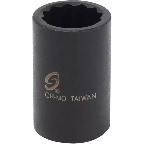 1/2" Drive 15mm 12-Point Impact Socket