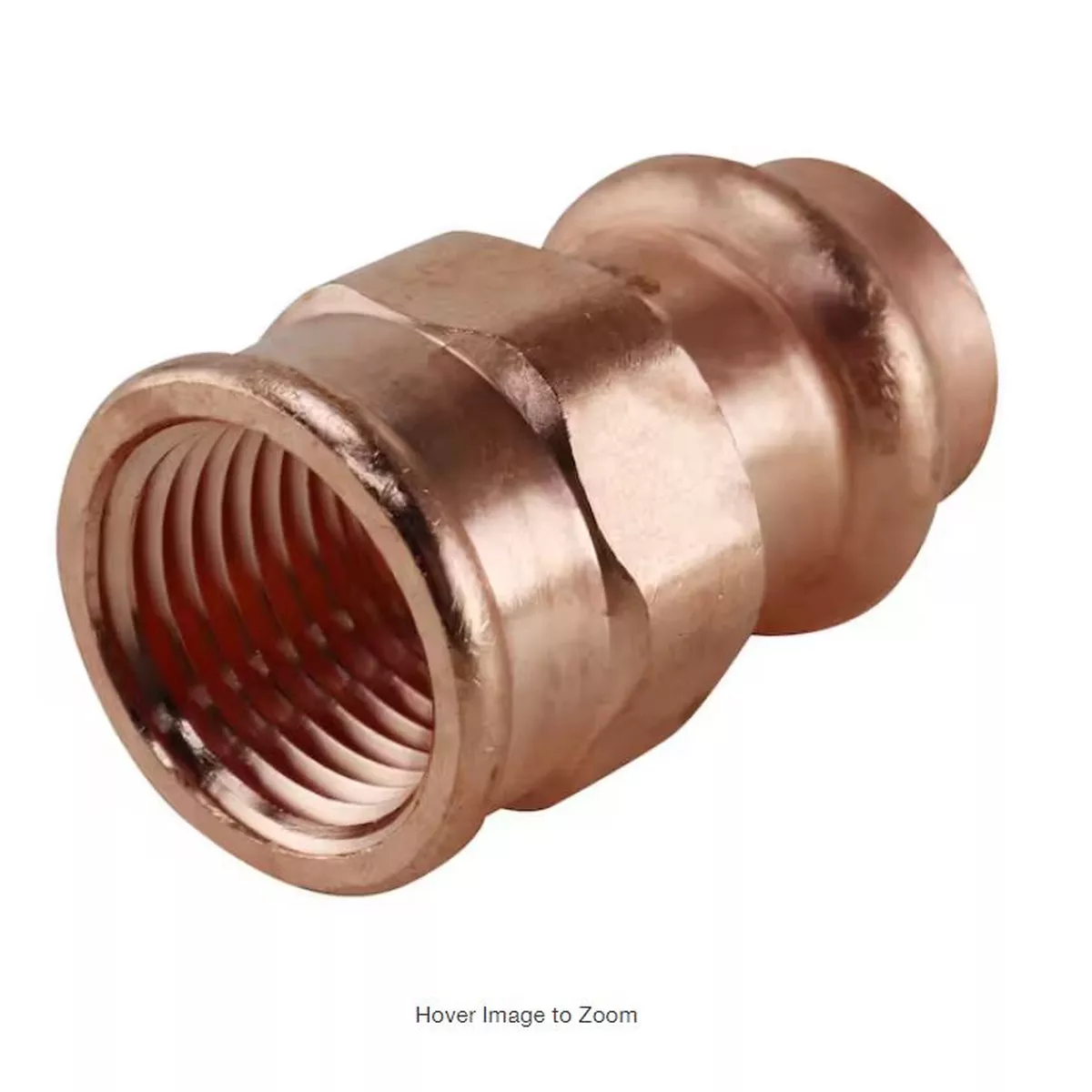 1 in. x 1 in. Copper Press x MPT Male Adapter