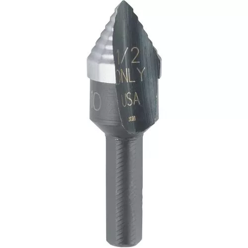 #10 High Speed Steel Fractional Self Starting Unibit Step Drill - 1/2"