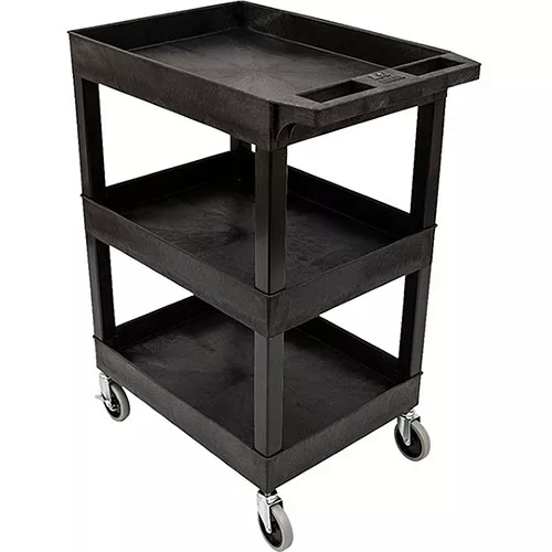 3 Shelf Detail Cart & 2 Bin Combo