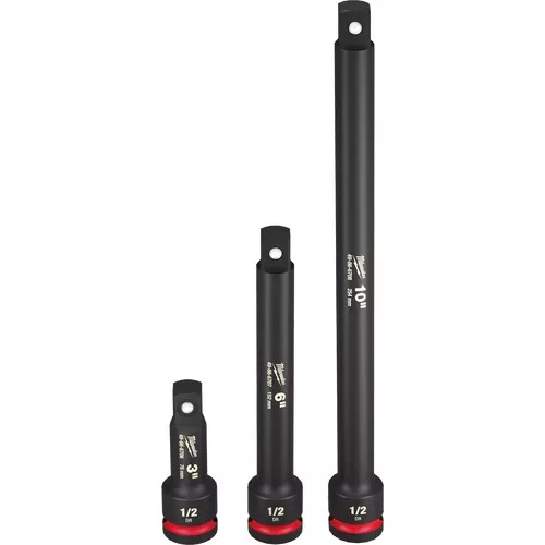 3PC SHOCKWAVE Impact Duty 1/2"Drive Extension Set