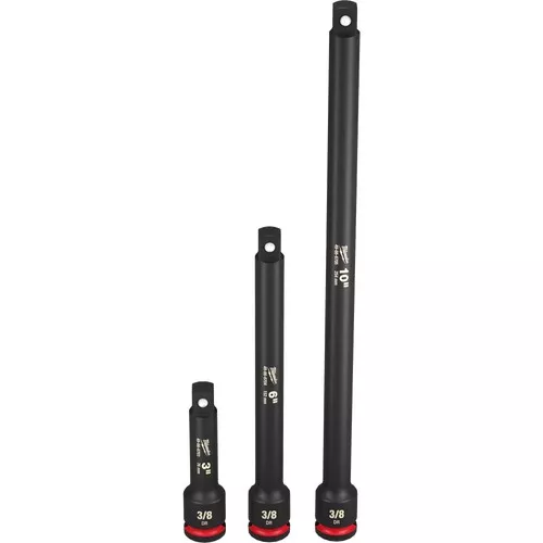 3PC SHOCKWAVE Impact Duty 3/8" Drive Extension Set
