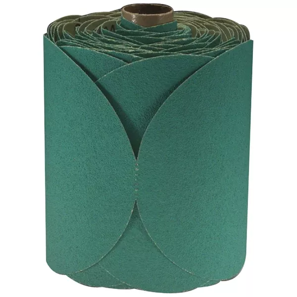 6" 3M Stikit Green Fre-Cut Disc Roll - 100 Discs per Roll MMM1506