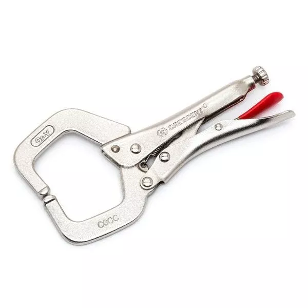 Crescent 11" Locking C-Clamp with Regular Tips