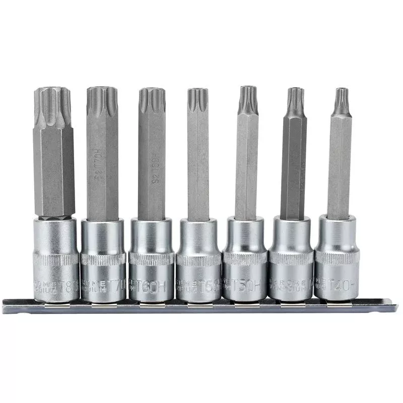 Draper Expert 1/2" Sq. Dr. TX-STAR Security Socket Bit Set, 7 Pce