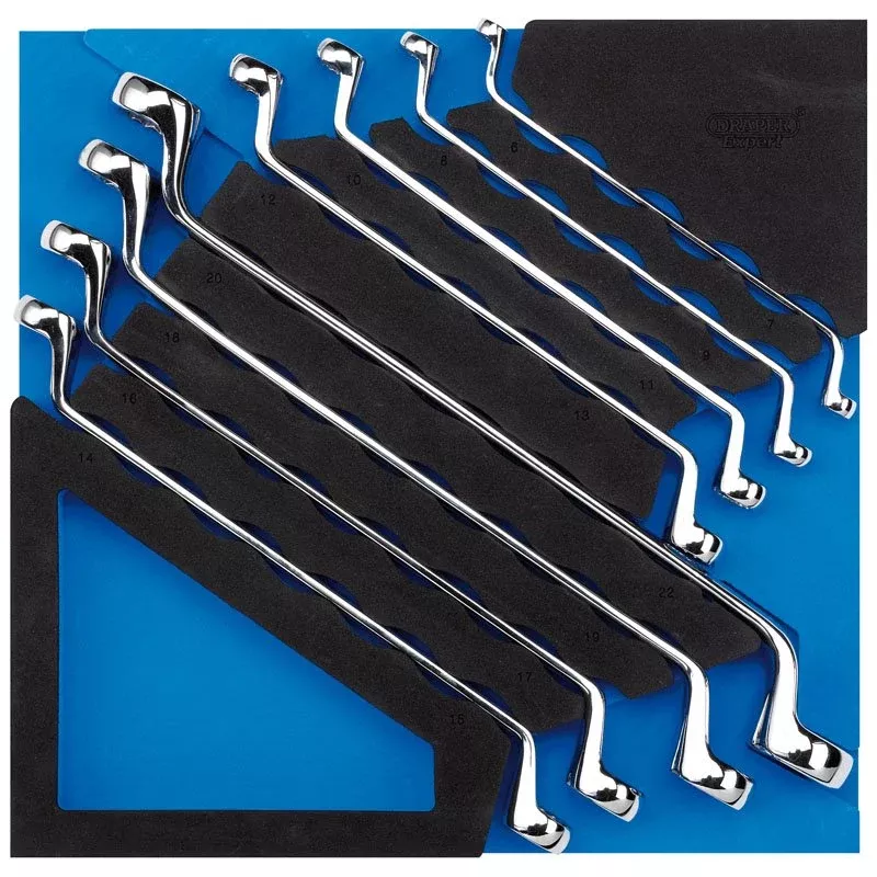 Draper Expert Ring Spanner Set in 1/2 Drawer EVA Insert Tray, 8 Pce