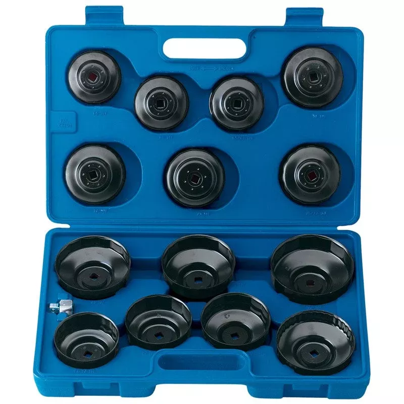Draper Tools 3/8 Sq. Dr. Oil Filter Cup Socket Set (15 piece)