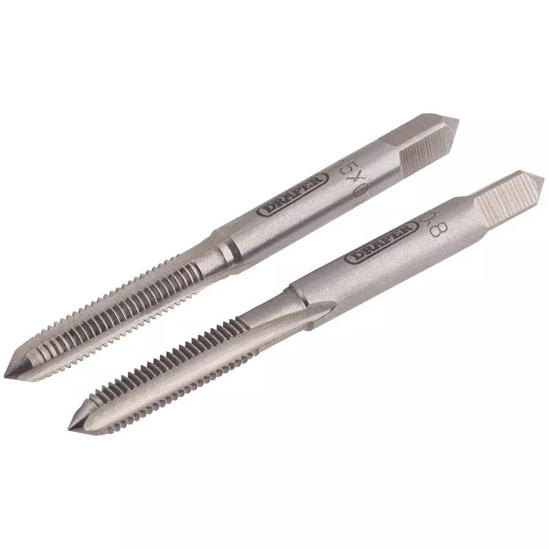 Draper Tools 5mm Coarse Hand Taps Taper and Plug