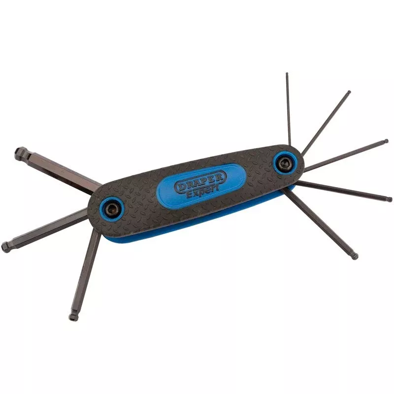 Draper Tools Ball End Metric Hexagon Key Set (8 Piece)
