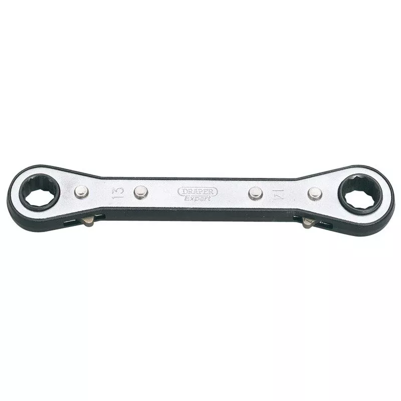 Draper Tools Ratcheting Ring Spanner (13mm x 14mm)
