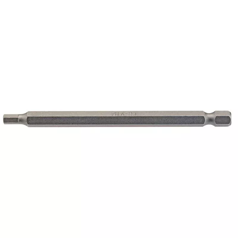 Draper ToolsHexagonal Insert Bit 4mm 1/4" Hex 100mm Long Pack of 1 64373