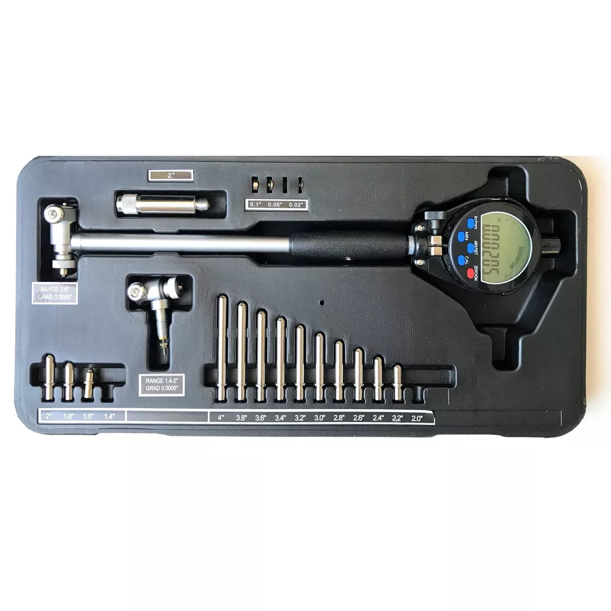 Electronic Digital Extended Range Bore Gauge 1.4 CEN3D401 Central Tools