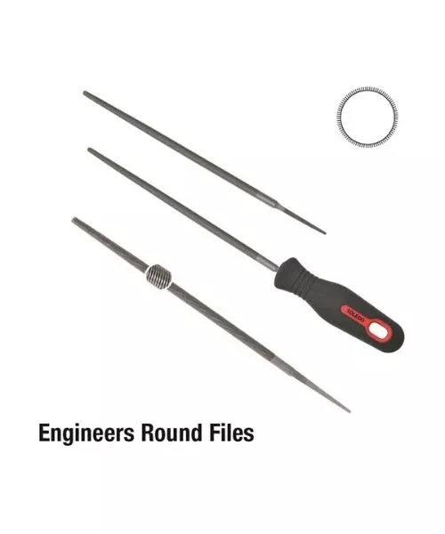 File 150mm Round Smooth Carded