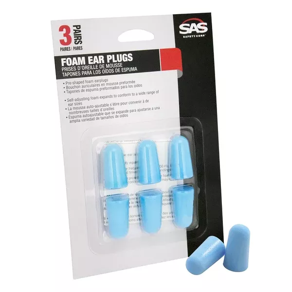 Foam Ear Plugs (3 Pair)