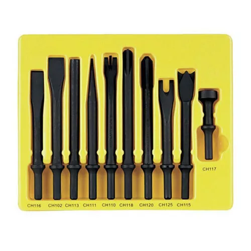 Grey Pneumatic General Service Impact Chisel Set - CS110