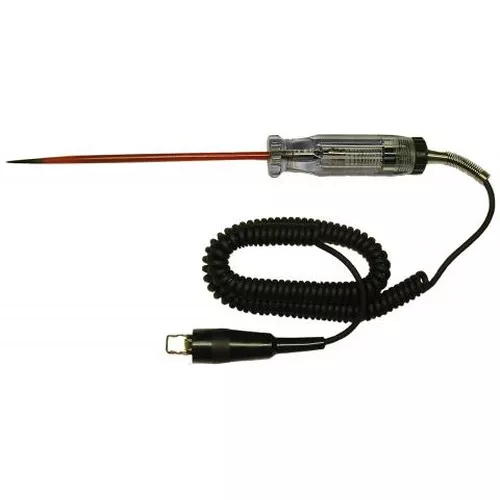 Heavy Duty Circuit Tester with Retractable Wire & Long Probe