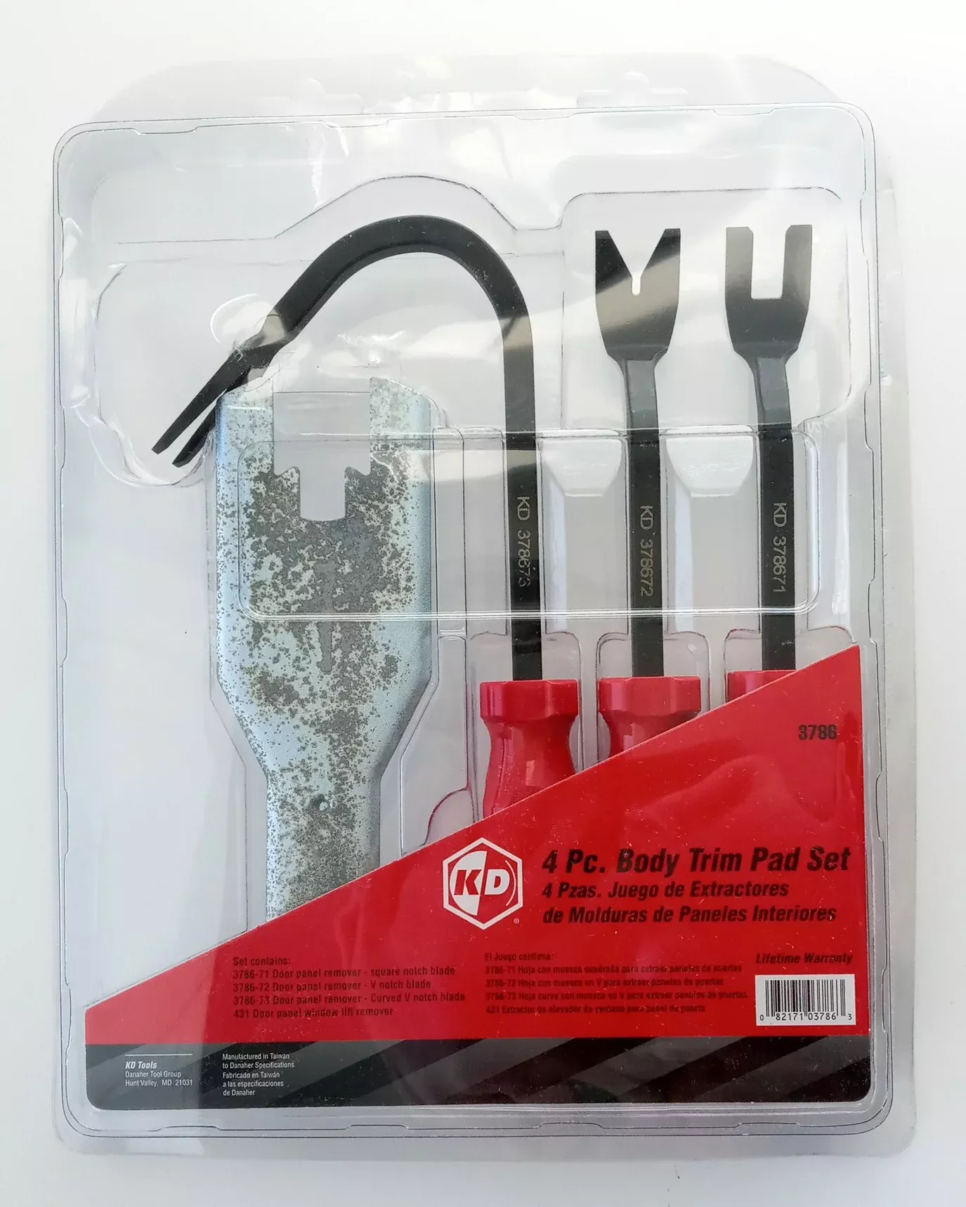 KD Tools 3786 4 Piece Body Trim Pad Set