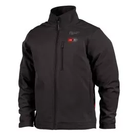 Milwaukee M12 Heated Black TOUGHSHELL Jacket Kit (M)