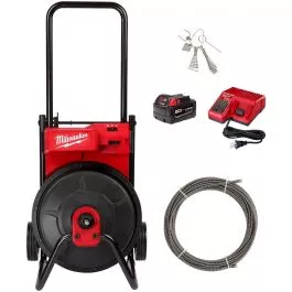 Milwaukee M18 Drum Machine with 3/8" Cable