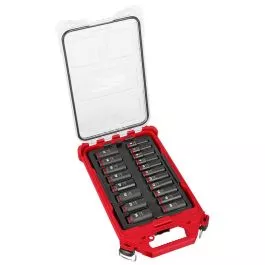 Milwaukee SHOCKWAVE 3/8" 19pc Impact Duty Socket Drive PACKOUT Set