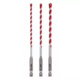 Milwaukee SHOCKWAVE Carbide Hammer Drill Bit Kit - 3 Piece