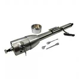 Performance World 32" Universal Stainless Steel Chrome Plated Steering Column with Key