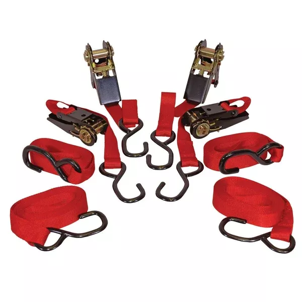 Ratcheting Tie Down Strap 1" x 15' (4 Pack) KTI73870