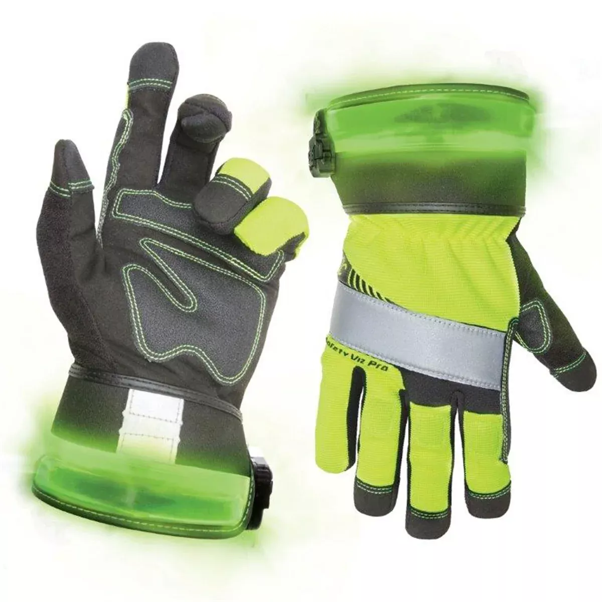 Safety Pro Lighted Glove, Large CLCL146L Custom Leathercraft