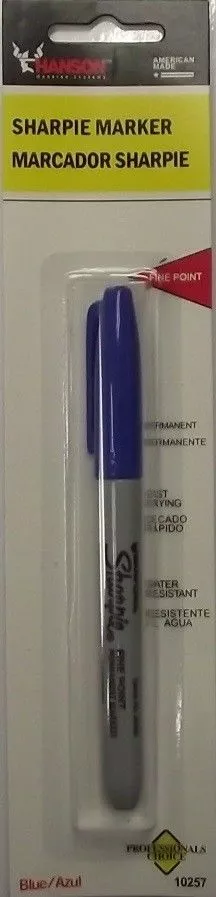 Sharpie Blue Fine Point Markers 10257 12 pcs. USA