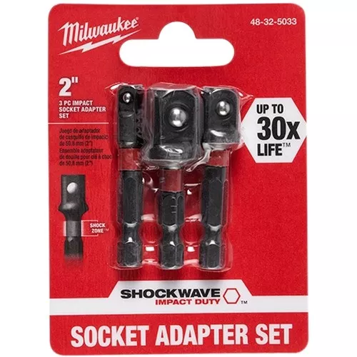 SHOCKWAVE Impact Hex Shank Socket Adapter Set