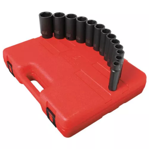 Sunex Tools 1/2" Drive 13 Pc. SAE Deep Impact Socket Set - 2651