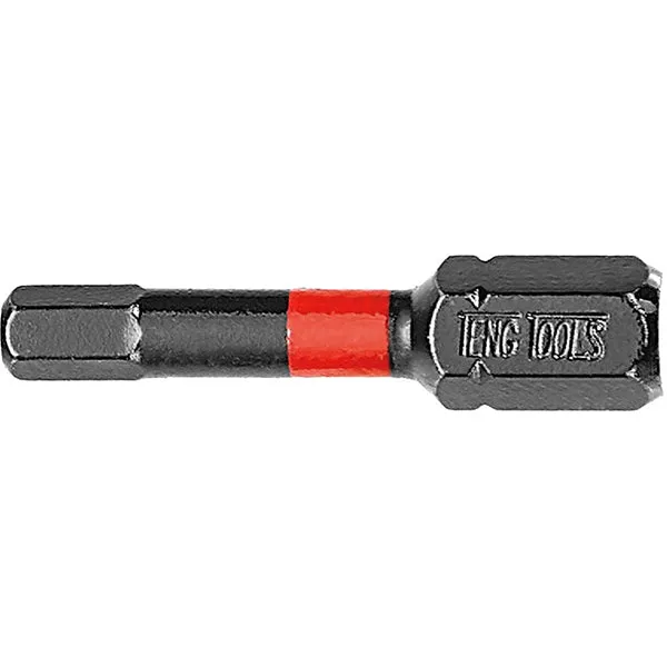 Teng 5Pc 1/4in Hex 3mm Impact Screwdriver Bit 30mm