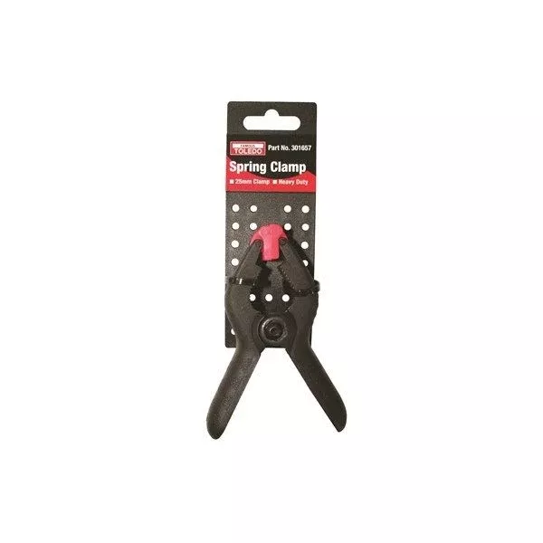 Toledo Spring Clamp 25mm Carded