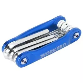 Workpro 8pc Metric Folding Hex Key Set